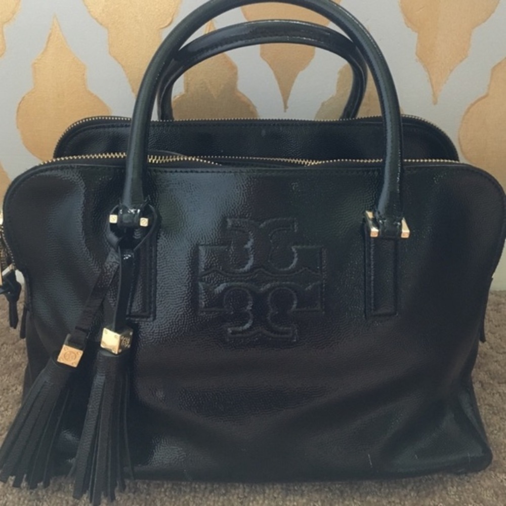 Tory Burch Thea triple zip satchel